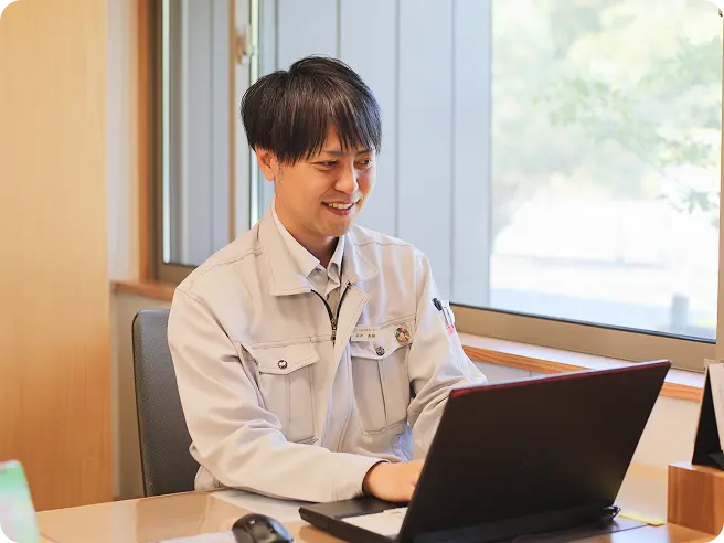 事務処理の様子