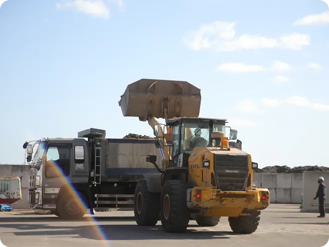 積込、運搬、荷下ろし2回目