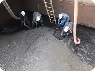 沈殿槽清掃その２